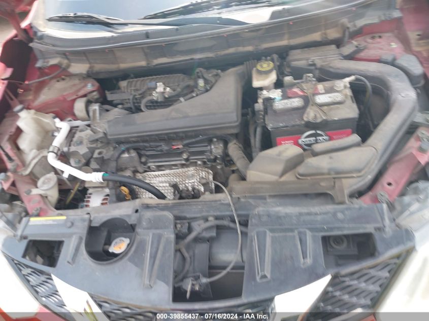 2016 Nissan Rogue Sv VIN: KNMAT2MT9GP641614 Lot: 39855437