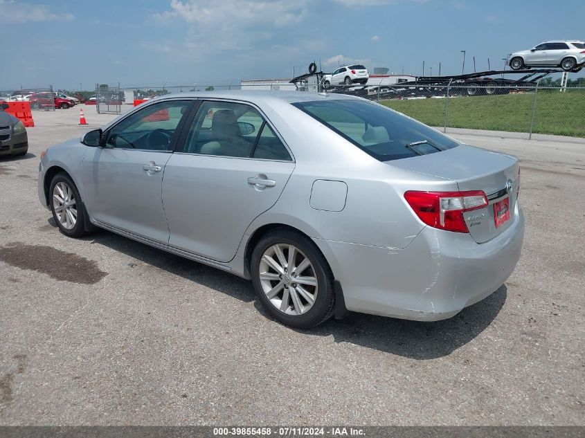 2013 Toyota Camry Xle VIN: 4T4BF1FK9DR322836 Lot: 39855458