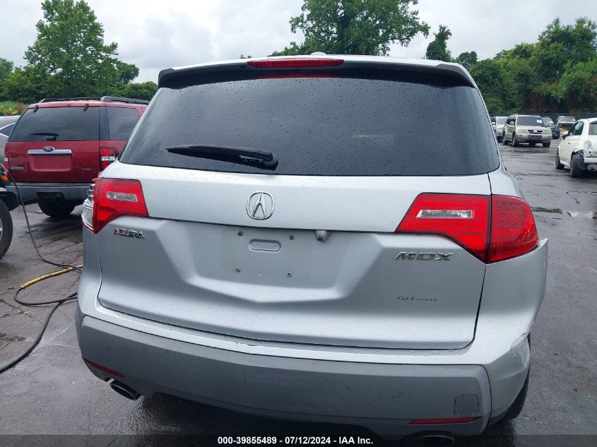 2007 Acura Mdx Technology VIN: 2HNYD28487H539380 Lot: 39855489