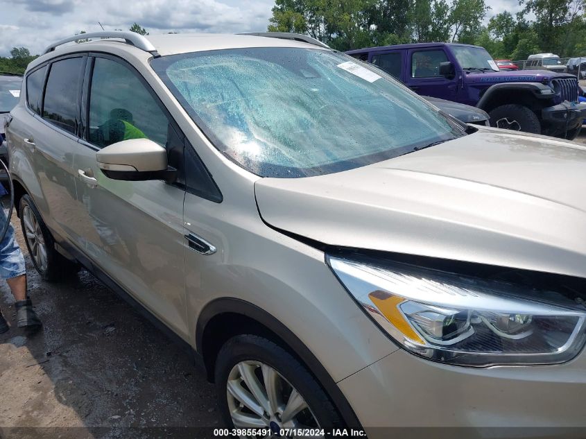 2017 Ford Escape Titanium VIN: 1FMCU0JD4HUB77928 Lot: 39855491