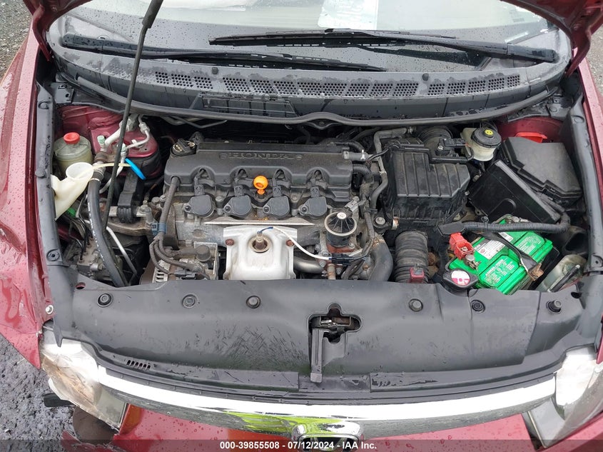 2008 Honda Civic Lx VIN: 1HGFA16548L056860 Lot: 39855508