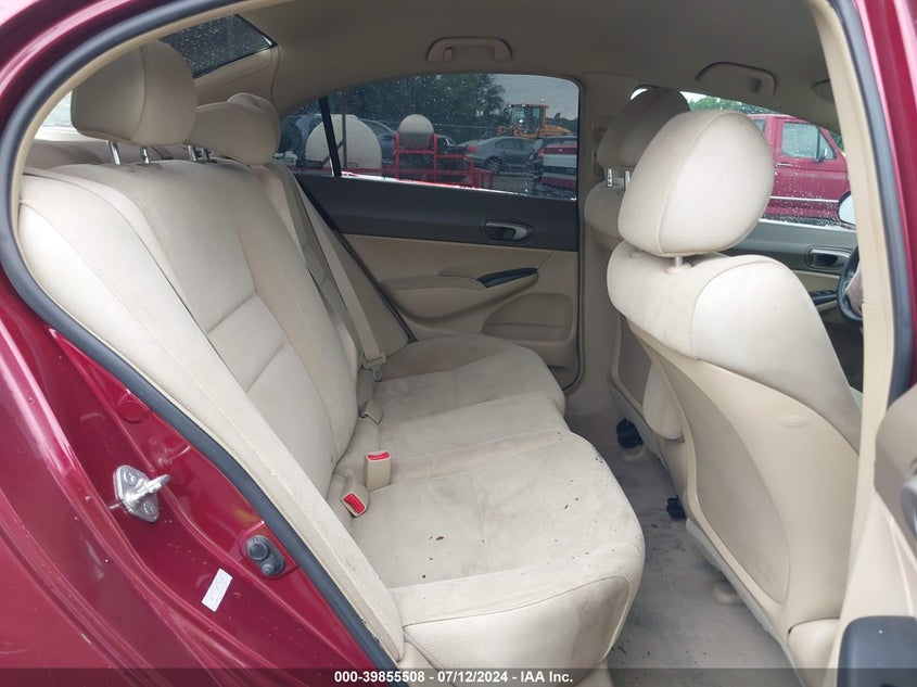 2008 Honda Civic Lx VIN: 1HGFA16548L056860 Lot: 39855508