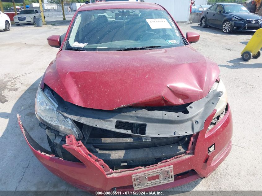 2013 Nissan Sentra Sv VIN: 3N1AB7AP9DL624068 Lot: 39855511