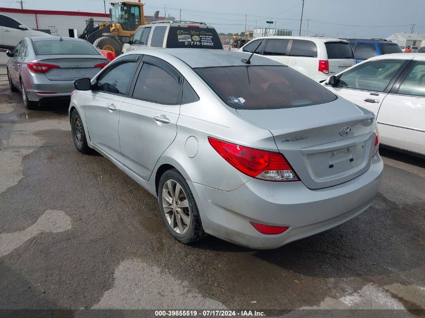 2014 Hyundai Accent Gls VIN: KMHCU4AE5EU615366 Lot: 39855519