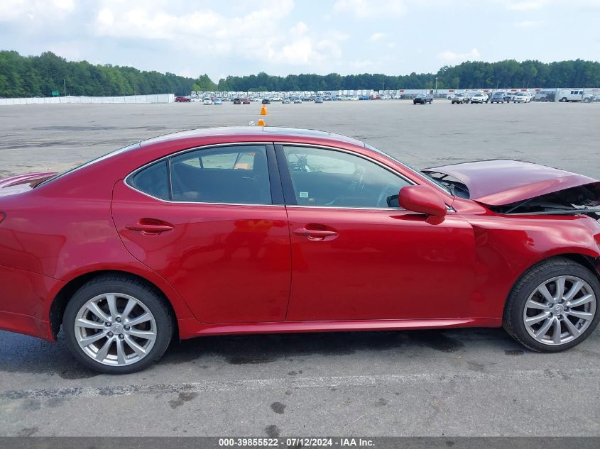 2006 Lexus Is 250 VIN: JTHCK262465005076 Lot: 39855522