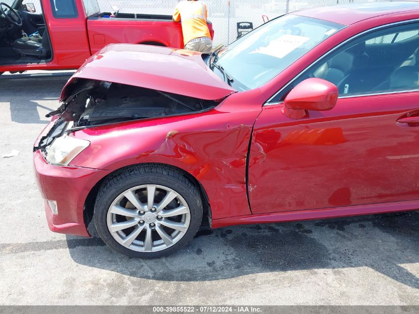 2006 Lexus Is 250 VIN: JTHCK262465005076 Lot: 39855522