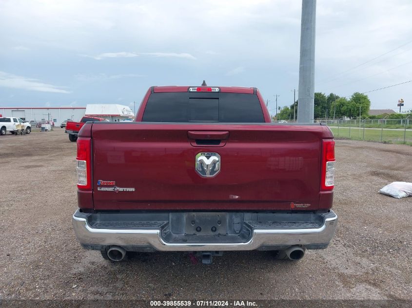 2022 Ram 1500 Lone Star 4X2 5'7 Box VIN: 1C6RREFT0NN393155 Lot: 39855539