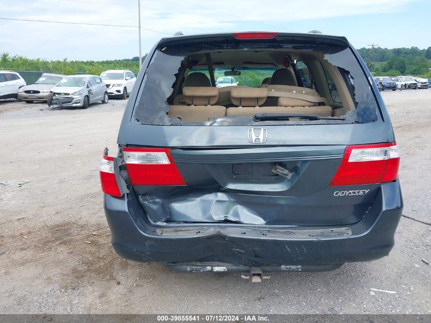 2005 Honda Odyssey Ex VIN: 5FNRL38495B001017 Lot: 39855541