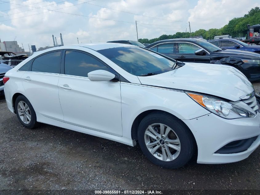 2014 Hyundai Sonata Gls VIN: 5NPEB4ACXEH850826 Lot: 39855551