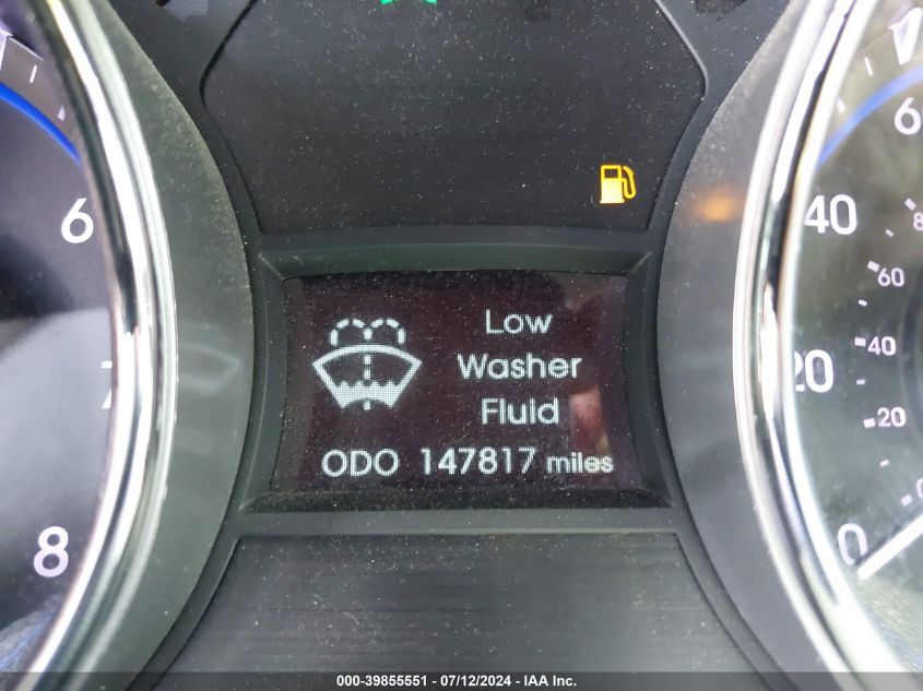 2014 Hyundai Sonata Gls VIN: 5NPEB4ACXEH850826 Lot: 39855551