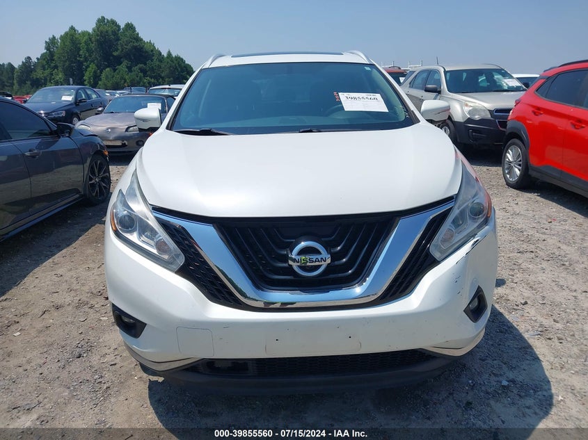 2015 Nissan Murano Platinum VIN: 5N1AZ2MH9FN241407 Lot: 39855560