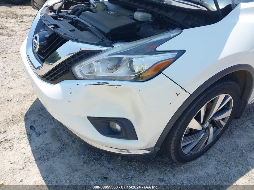 2015 Nissan Murano Platinum VIN: 5N1AZ2MH9FN241407 Lot: 39855560