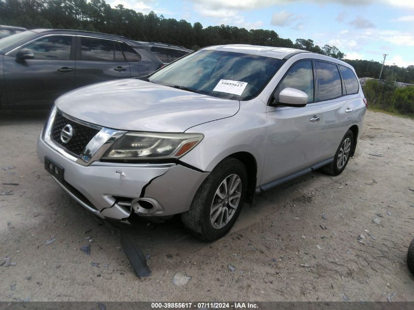 2014 Nissan Pathfinder S VIN: 5N1AR2MN6EC662341 Lot: 39855617