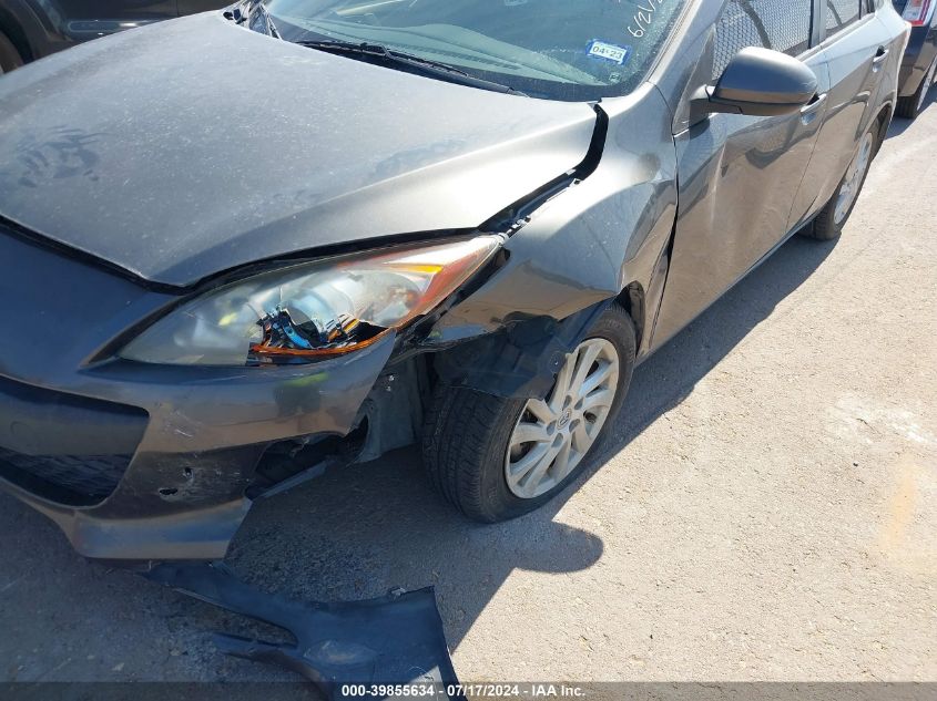 2012 Mazda Mazda3 I Grand Touring VIN: JM1BL1M74C1594572 Lot: 39855634