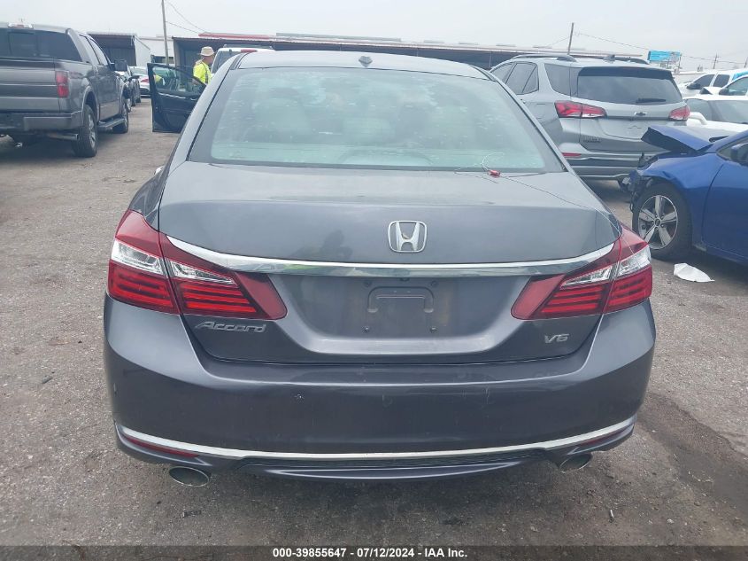 2016 Honda Accord Exl VIN: 1HGCR3F83GA017432 Lot: 39855647