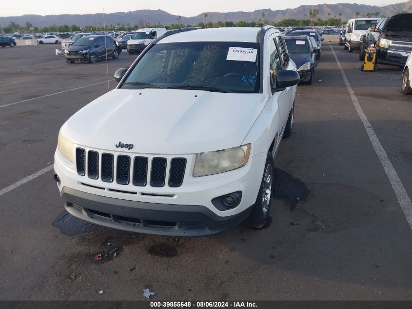 2013 Jeep Compass Sport VIN: 1C4NJCBA1DD272937 Lot: 39855648