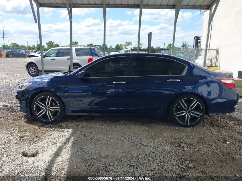 2017 Honda Accord Sport VIN: 1HGCR2F57HA282162 Lot: 39855676