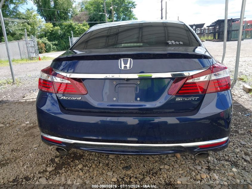 2017 Honda Accord Sport VIN: 1HGCR2F57HA282162 Lot: 39855676