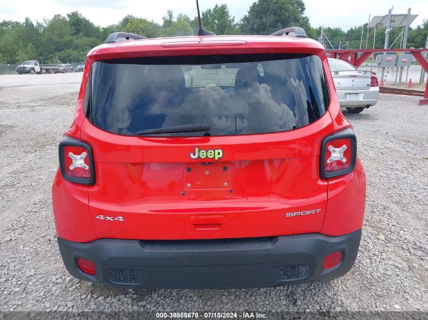 2019 Jeep Renegade Sport 4X4 VIN: ZACNJBAB2KPJ83796 Lot: 39855678