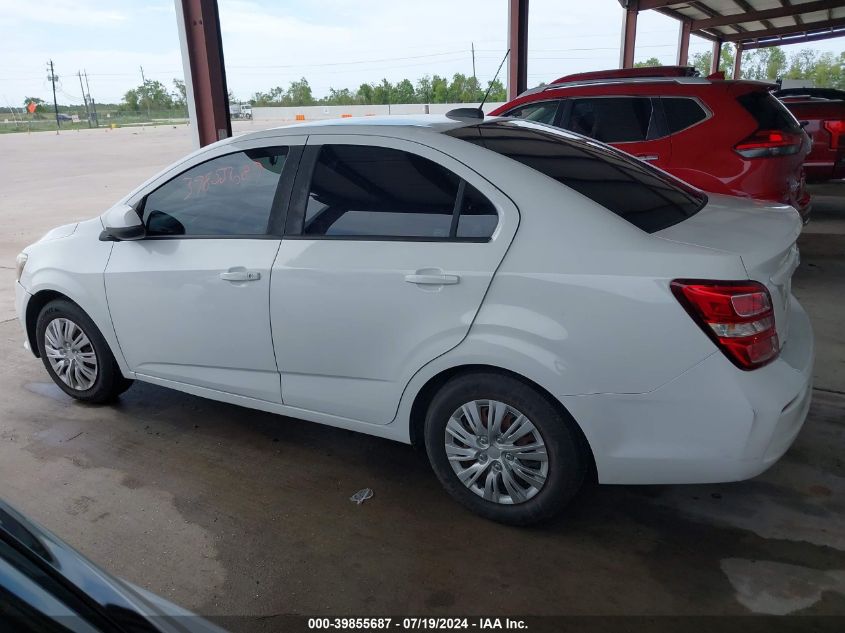 2017 Chevrolet Sonic Ls Auto VIN: 1G1JB5SH9H4176010 Lot: 39855687