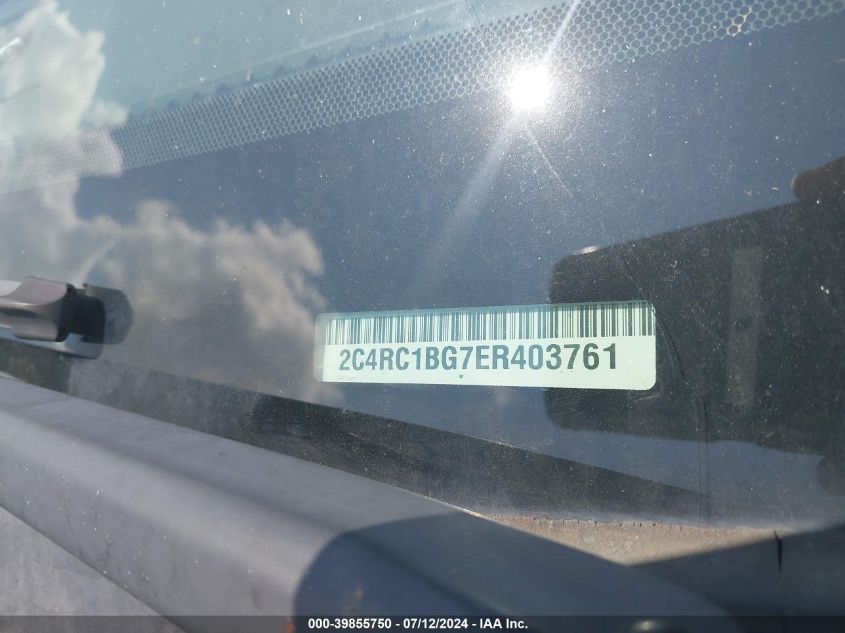2014 Chrysler Town & Country Touring VIN: 2C4RC1BG7ER403761 Lot: 39855750