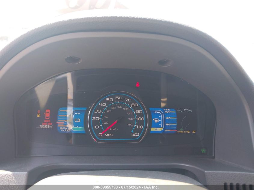 2010 Ford Fusion Hybrid VIN: 3FADP0L30AR410579 Lot: 39855790