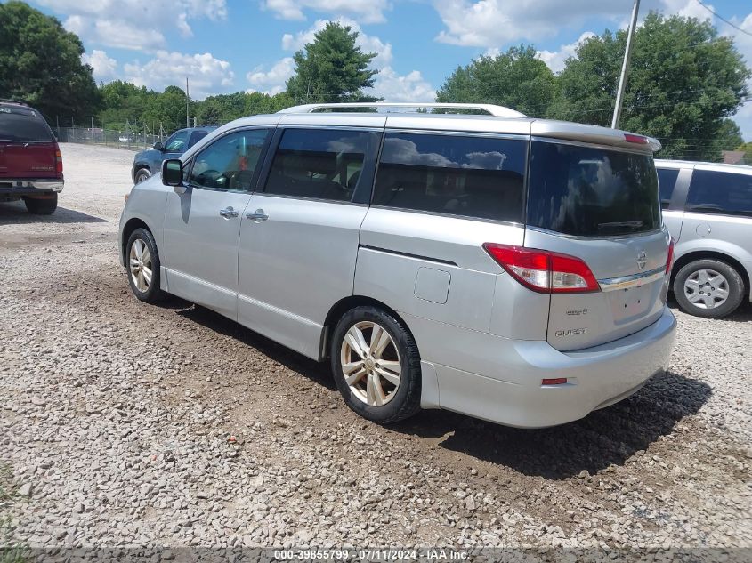 JN8AE2KP1B9005111 2011 Nissan Quest Sl