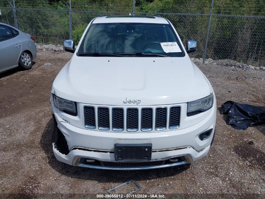 2014 Jeep Grand Cherokee Overland VIN: 1C4RJFCG0EC140068 Lot: 39855812