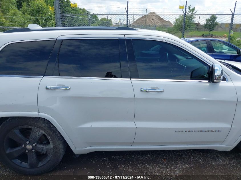 2014 Jeep Grand Cherokee Overland VIN: 1C4RJFCG0EC140068 Lot: 39855812