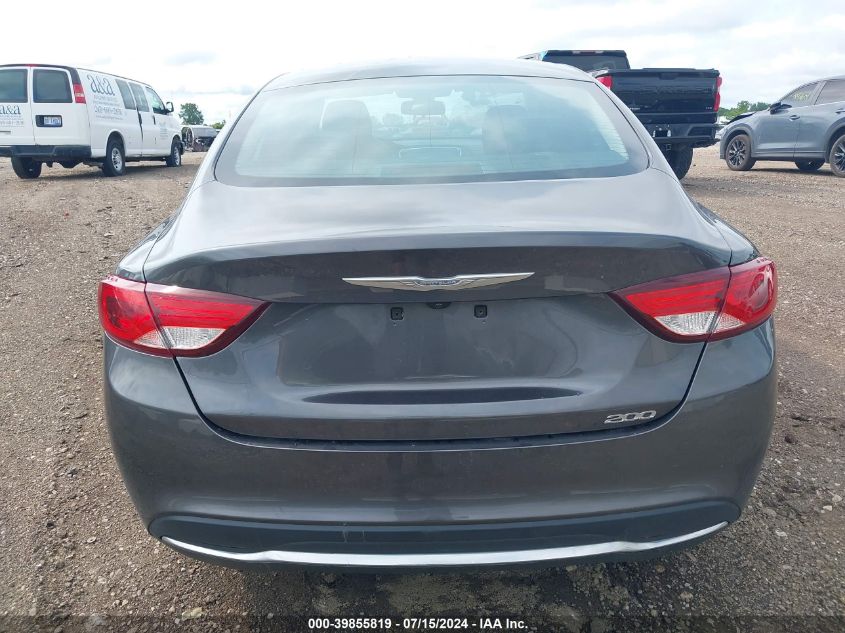 2016 Chrysler 200 Limited VIN: 1C3CCCAB2GN120700 Lot: 39855819