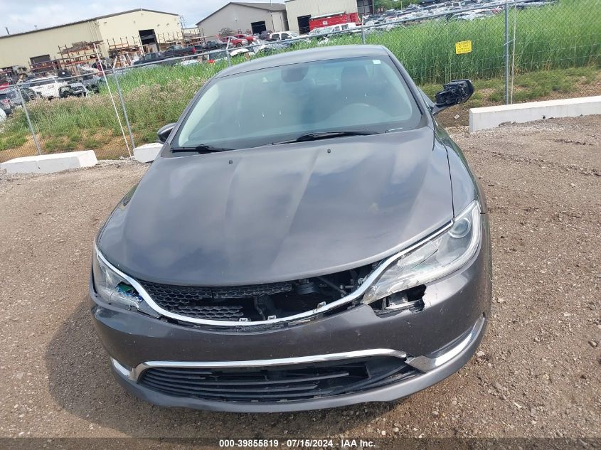 2016 Chrysler 200 Limited VIN: 1C3CCCAB2GN120700 Lot: 39855819