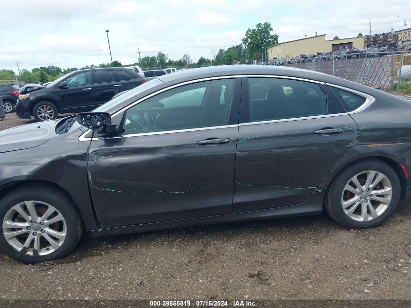 2016 Chrysler 200 Limited VIN: 1C3CCCAB2GN120700 Lot: 39855819