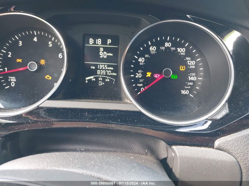 2016 Volkswagen Jetta 1.8T Sport VIN: 3VWD17AJ1GM350210 Lot: 39855867