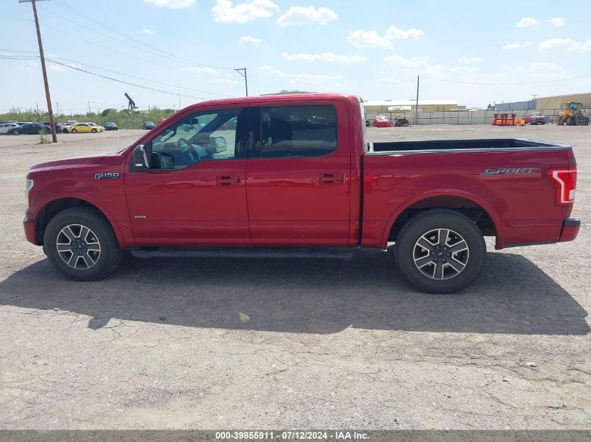 2016 Ford F-150 Xlt VIN: 1FTEW1CP5GKF34810 Lot: 39855911