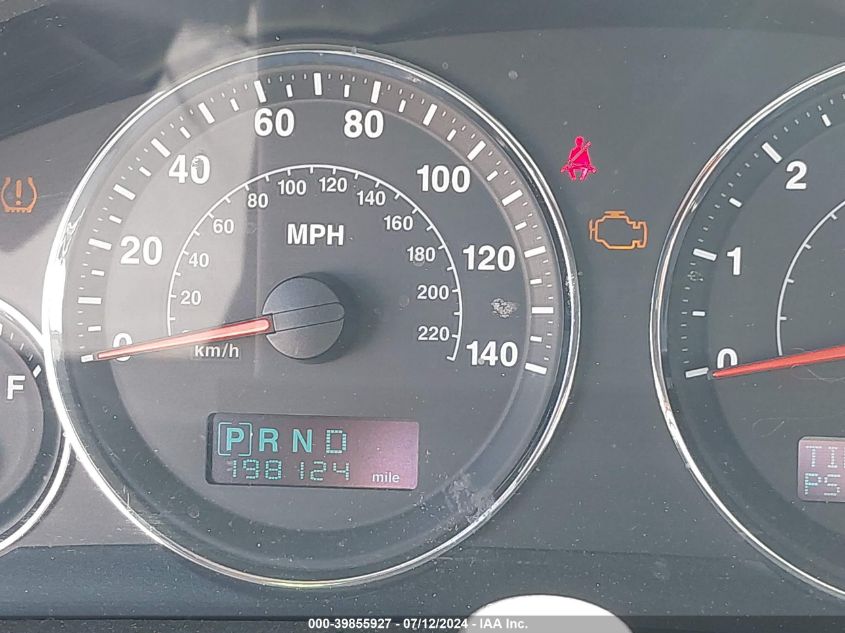 2007 Jeep Grand Cherokee Limited VIN: 1J8HR58P07C642744 Lot: 39855927