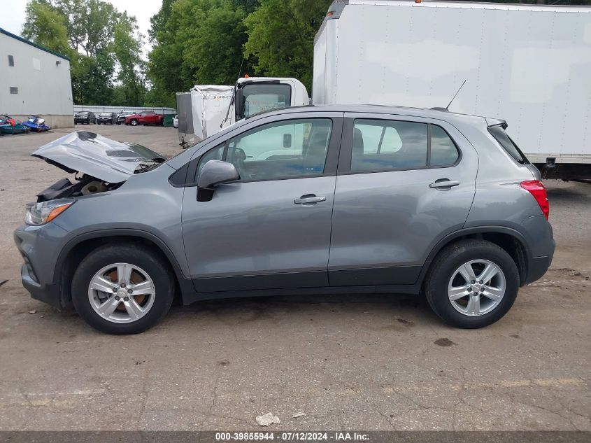 2020 Chevrolet Trax Fwd Ls VIN: 3GNCJKSB2LL339555 Lot: 39855944