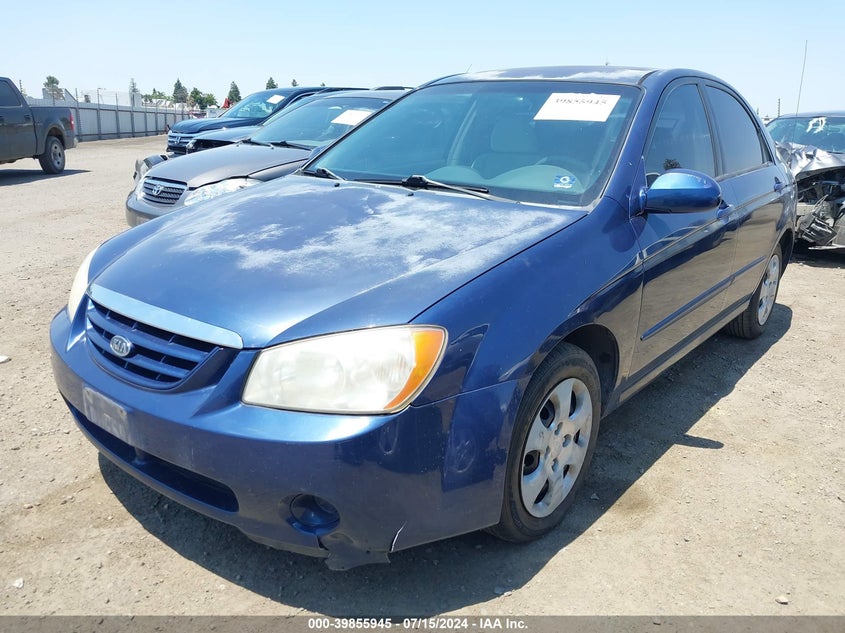 2005 Kia Spectra Ex/Lx/Sx VIN: KNAFE122455067899 Lot: 39855945