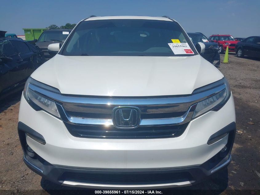 2019 Honda Pilot Elite VIN: 5FNYF6H08KB024480 Lot: 39855961