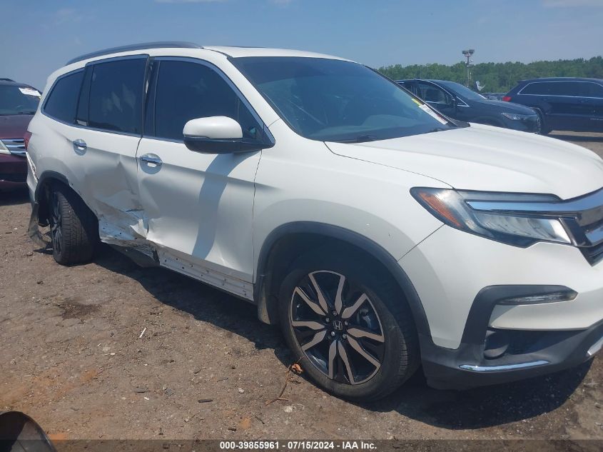 2019 Honda Pilot Elite VIN: 5FNYF6H08KB024480 Lot: 39855961