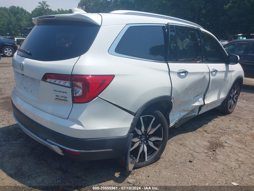 VIN 5FNYF6H08KB024480 2019 HONDA PILOT ELITE