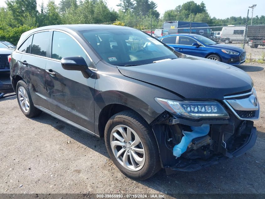 2018 Acura Rdx Technology Acurawatch Plus Packages/Technology Package VIN: 5J8TB4H56JL003100 Lot: 39855993