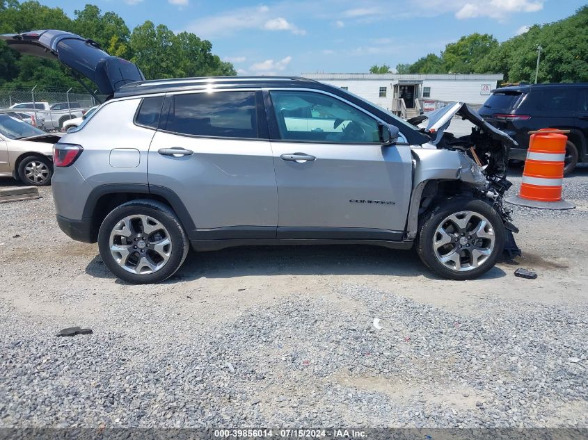 2018 Jeep Compass Limited 4X4 VIN: 3C4NJDCB4JT329764 Lot: 39856014