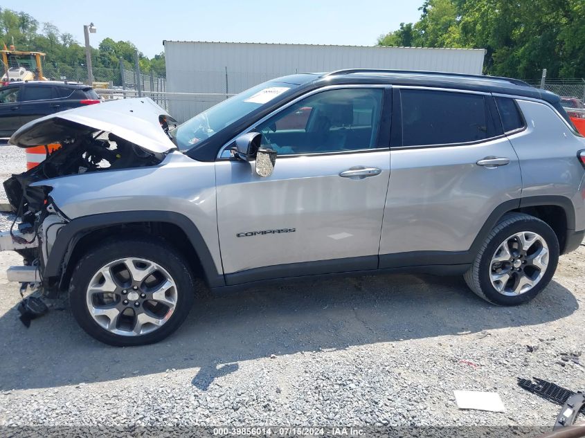 2018 Jeep Compass Limited 4X4 VIN: 3C4NJDCB4JT329764 Lot: 39856014