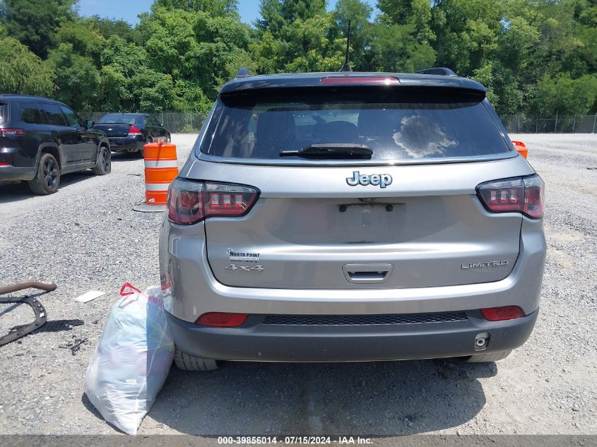 2018 Jeep Compass Limited 4X4 VIN: 3C4NJDCB4JT329764 Lot: 39856014