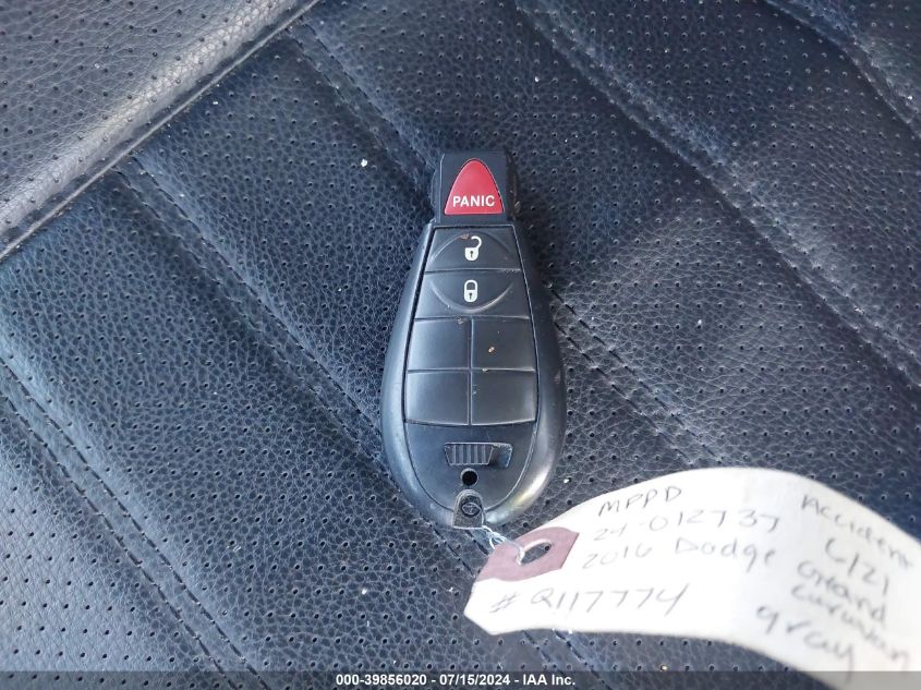 2016 Dodge Grand Caravan Se Plus VIN: 2C4RDGBG0GR341137 Lot: 39856020