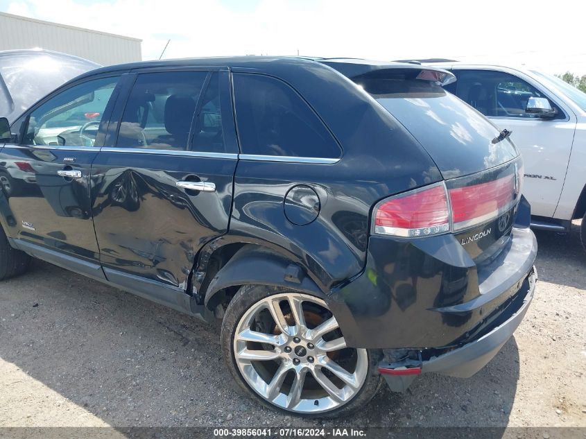 2010 Lincoln Mkx VIN: 2LMDJ6JC0ABJ00786 Lot: 39856041