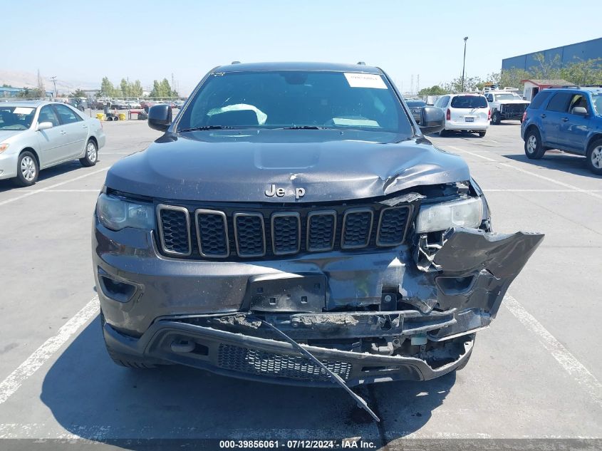 2017 Jeep Grand Cherokee 75Th Anniversary Edition 4X2 VIN: 1C4RJEAG6HC656663 Lot: 39856061