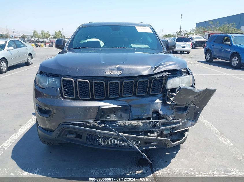 2017 Jeep Grand Cherokee 75Th Anniversary Edition 4X2 VIN: 1C4RJEAG6HC656663 Lot: 39856061