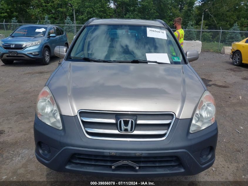 2005 Honda Cr-V Ex VIN: SHSRD78845U326366 Lot: 39856078