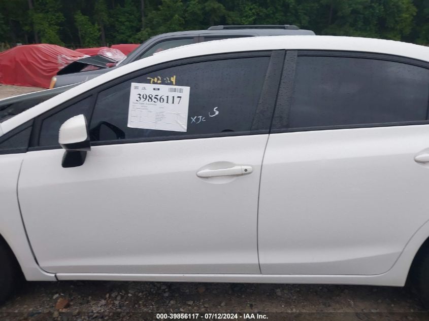 2013 Honda Civic Lx VIN: 2HGFB2F5XDH598068 Lot: 39856117